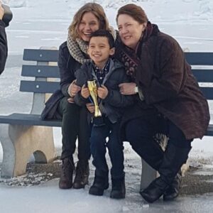 Emily Althaus Instagram - ANN. DOWD. Ann Dowd. But actually ANN DOWD YOU GUYS THEY LET ME ACT NEAR HER. 
I don’t know a chill way to talk about it. I’ll look for some words. But in the mean time watch Handmaids Tale and join me in screaming broken sounds at the heavens for we have been blessed with ANN DOWD. 🙏🏽 #auntlydia #handmaidstale #blessedbethefruit 🚨❤️💋