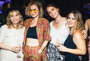 Emily Althaus Instagram - Happy 200th to @soretrograde !  I’m impressed and truly terrified by how much you two have accomplished and I suppose all I ask is that when you DO takeover, you offer me a seat in your administration. Maybe ambassador of snacks? It doesn’t matter. The point is, you’re the reason I know any LA words at all. You make me feel like fashion happens on purpose and not by accident (which i still don’t understand) And you both (separately) love me so good. Ps- your faces and bodies r e z 2 look @ ❤️🎉💥🥇🍯 #soretrograde #hotmoms #dinner PS:  channeling my best @florencegiven here