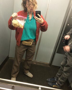 Emily Althaus Instagram - On pins and needles about the response to this post of me holding a baggy of saltines. The guys said it was some of my best cOnTenT. #saltyboys #vote