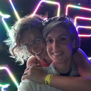 Emily Althaus Instagram - This is my @meggerzv We’re still great friends but if I’m being honest that’s only because she takes me to the best festivals. #amfdtla2019 we held each other for the 4th time during @destructoamf  I love her and so many others. I’m torn. #stepdad