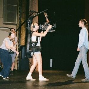 Emily Hall Instagram - My official ‘we made a short film’ post!!! Can’t wait to share this with you. It’s called Parts. 🥰🥹☁️ thank you to all who helped make this project that is so special to me come to life. 

-Directed by the amazing @isaacpark.mov 
-DP: the lovely and oh so talented @sh_nn0n 
-Sound: the man the myth the legend @a.a.ron.kesler 
-Written by me
-And a special thank you for all the hard work to @matthew.zc and @viva_la_valleyvillage ♥️