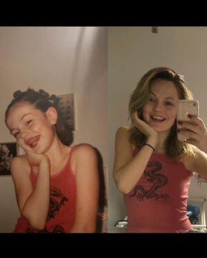 Emily Meade Instagram - 25 years of outfit repeating strong. 

@sasquatchsunset