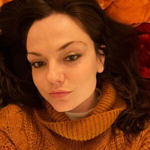 Emily Meade Instagram - thank you for the #nofilter skin glow up @joannavargasnyc @joannavargas y'all are skin angels.
