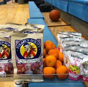 Emily Procter Instagram - Hmm...does this rec-basketball snack make me look cool or crazy?
#overmomingit