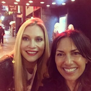 Emily Procter Instagram - Hitting the strip with @SusannaHoffs. Post hang with Patti Smith. Not bad for a Monday night.