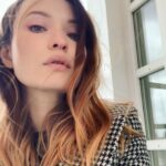 Emily Browning Instagram - Round Two: Me n all my mates in Paris... I think maybe I’m getting better at the earnest selfie/outfit picture thing... right? LOOK HOW SERIOUSLY I’M TAKING MYSELF PLEASE BE KIND TO ME! 💖💖💖 to the Paris Village: @karlawelchstylist @bobscott200 #sebastianlecorroller