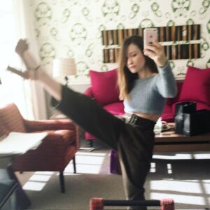 Emily Browning Instagram - Coz I was trying to get the shoes in, see... 🤡🤡🤡