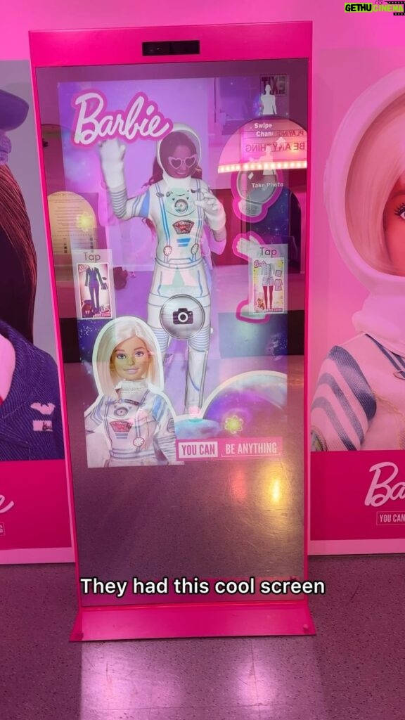 Emily Calandrelli Instagram - This was so fun! 💗This is a traveling exhibit - check out @worldofbarbietour to see where the next location will be 💗