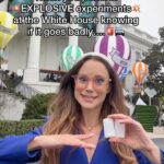 Emily Calandrelli Instagram - When secret service needs to be aware of you at all times 😬🫣😜 Thank you to @FLOTUS for inviting me back to the incredible EGGucation Easter Egg Roll! So excited to come and share some science with all of you ☺️ #EasterEggRoll2024 #EasterEggRoll