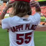 Emily Henry Instagram - Thank you all so much for coming out last night to Busch Stadium for the pre-game book club. This was one of the most special days for me of the last five years. There are no words for what it was like to get to meet so many of you. Thank you for driving and flying from all over, and for beautiful friendship bracelets, and for your letters and pencils, and for wearing your rodeo and Goode Books and Sunshine Falls Gear. It was a joy and an honor to sweat on you. A huge thank you to the Cardinals for the invitation, @juliepens for being the perfect in-conversation partner, @abergeron11 @dachejordan @daniellekeir_ and @tayhaggerty for being there for every moment of it!! I did not face my greatest fear (throwing an opening pitch) but I did face my second greatest fear (high-fiving a mascot), and that’s not nothing. 💙💙💙💙💙💜💜💜💜💜