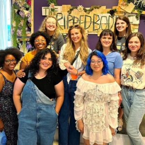 Emily Henry Instagram - Surprise! In celebration of all this week’s news, I was able to stop by one of my fave long-distance bookstores and meet their amazing booksellers WHILE signing copies of all my romcoms!! Get them while they’re hot at @therippedbodice, my friends!