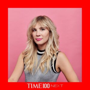 Emily Henry Instagram - Used to think I didn’t really have imposter syndrome. Turns out I do.
☠️
Honored and bowled over to be included in the #timenext100. Thank you, thank you, thank YOU.
