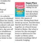 Emily Henry Instagram - Thank you to @applebooks for choosing happy place as one of its best of the year (so far)! So many of my favorite authors and novels are on this list and I’m honored mine is too. Thank you also to Sunday times for this lovely write up. Thank you to @leftbankbooks for cohosting our cardinals book club night, and to @novelneighbor for letting me come sign books and bring my sweet old lady dottie into the store. Thank you to dottie for going to St. Louis with me. And again, thank you to my readers for making Thursday one of the most special days of my life. My team and I are so, so excited to figure out how to get back out there and meet more of you. 😆📚