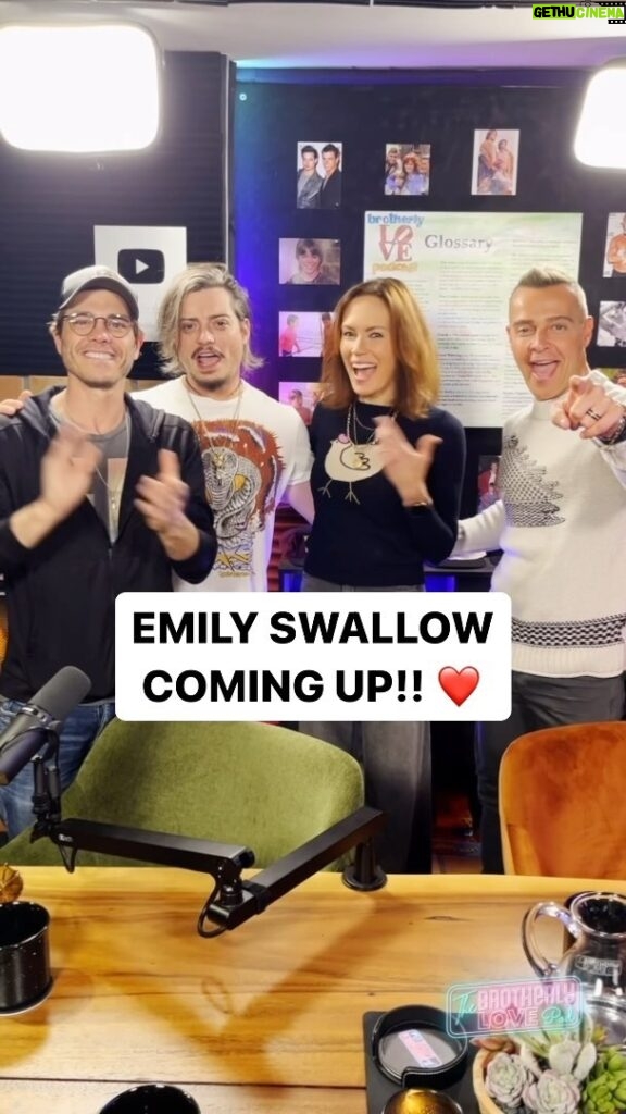 Emily Swallow Instagram - Coming up tomorrow on the #PodDaPod ❤️ @bigeswallz