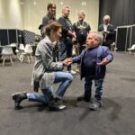 Emily Swallow Instagram – #Throwback to a year ago when I had so much fun at @starwarscelebration that I lost my voice!  That didn’t stop me from strutting down the runway with the @belgian_prop_crew, fawning over @warwickadavis, kickin’ it with @krystinaarielle and trying to keep @thegiancarloesposito and @carlweathers from stealing all the shots.  We even celebrated @therealkateesackhoff’s bday with a cake of…well, her. 

The best part was having @breewelchandhenry with me the whole weekend!

Let’s do it again in Japan, shall we?

#armorerapproved #thisistheway #tbt #throwbackthursday #london #starwarscelebration #themandalorian #glam