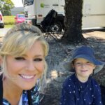 Emily Symons Instagram - I had a very special visitor at work today 💙 Lucky Mama 🥰