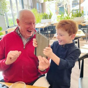 Emily Symons Instagram - Happy birthday Ray 🎂 Thank you for always being so kind to my boy. We love you 💙 #mytwofavouriteredheads