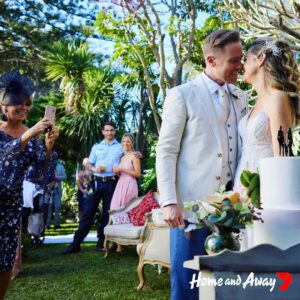 Emily Symons Instagram - A few more from the happy day💕💙💒🥺🥲 @homeandaway @channel7 pics by @jeremygreive 👏🏼➡️➡️➡️