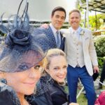Emily Symons Instagram - Our boys @__jamesstewart__ @ditchdaveyofficial looking 💯 in their suits! More wedding to come on Monday night 7pm @channel7 💕💗💙💒