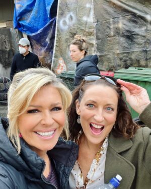 Emily Symons Instagram - Happy birthday to my darling @georgieparker ♥️ here’s a selection of this year’s adventures ➡️➡️➡️ You are an incredible, caring friend and an amazing work wife. You make me laugh every day. Even in the rain/wind/and all other location weather conditions I hate. Have the most wonderful time celebrating with your beautiful family ♥️🎉🎊🥳🎈🎁🍫🍫🍫🎂🍷See you on Monday for ☕️☕️☕️