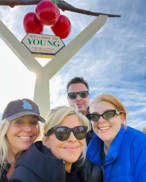 Emily Symons Instagram - What an amazing week in Young with our Home and Away family! Can’t wait for you to see this very special story later on this year. Young, you were brilliant! We love you with a cherry on top 🍒♥️🍒