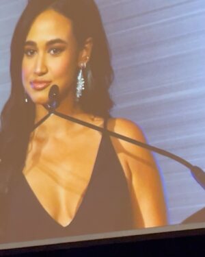 Emily Tosta Instagram - happy to have hosted the 2023 HENAAC awards powered by Great Minds in STEM💥 where we honored world-class excellence in Science, Technology, Engineering and Math. 

it was such an empowering night to inspire our youth in the latino community that we belong and deserve to be in these spaces✨ thank you for having me @greatmindsinstem