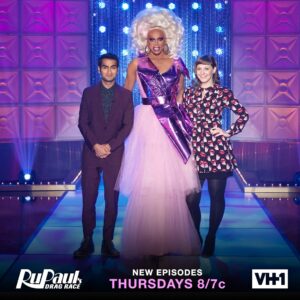 Emily V. Gordon Instagram - Here’s to fifteen years, @rupaulsdragrace! Still one of the best days of my life. Update: we were guest judges on season 10! This is not upcoming, it’s past.