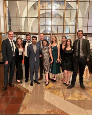 Emily V. Gordon Instagram - Had the best time dressing up with pals and celebrating @losangelesrmh courtesy of @hardstark and @vince.averill. I did in fact spill water all over myself but it dried quickly and the speeches were lovely and inspiring. 10/10.