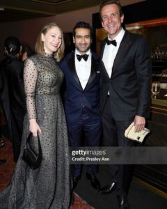 Emily V. Gordon Instagram - Had the best time at the @theartofelysium gala honoring Neil Gaiman last night. Thank you for inviting us, @pattonoswalt and @meredithsalenger! Bonus footage of @masonalexanderpark making me cry with a rendition of Origin of Love. @theartofelysium does really amazing work- go follow them and make yourself aware!