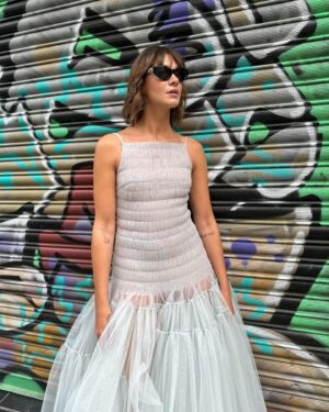 Emma Appleton Instagram - This @mollygoddard moment post show ⭐️ 
Styled by the best @holly_macnaghten 
Hair by @carlosferraz_