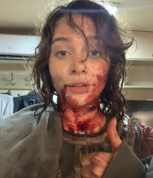 Emma Appleton Instagram - Budapest 2019 drop. Solo cheers wrapping on one of the hardest but fulfilling jobs I’ve ever done/magical Budapest/Ep1 BTS bloodshed ⚔️