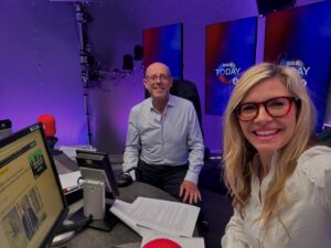 Emma Barnett Instagram - Today on Today…. The morning after that announcement. It’s on. The General Election. We are ready. Are you? 

Thank you for joining us as we criss-crossed our way across the UK and spoke to senior members and leaders of most of the major political parties. Seeing what their representatives have to offer you, the voters, as the country prepares to go to the polls on July 4th. 

It was also my 4th shift on @bbctodayprogramme (casual news agenda) and my first with this guy- @nickrobinsonbbc - who interviewed Rishi Sunak. 

Listen back if you fancy on @bbcsounds👂via @bbcradio4 

I’m off for some chippy chips. 🍟 

#generalelection #election #morningcrew #r4today #todayprogramme #bbc #letsgo