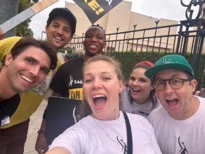 Emma Bell Instagram - 13 years and I swear it’s like no time has passed. I missed these faces so much. Showing up for #sagaftra. Love my #finaldestination5 family.
