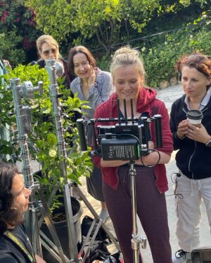 Emma Bell Instagram - Picture wrap on my latest short film, ‘Fugue’. 

It is a long time coming. I am journeying through the labyrinth of motherhood and this baby (pun intended) needed a lot of coaxing to come out. For all my mamas out there- postpartum is hard. It’s draining, transformative and terrifying at times. I can’t wait to show you this when it’s ready. I do it for you. 

#postpartum #shortfilm #fugue