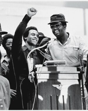 Emma Dabiri Instagram - Happy Birthday Huey Newton 🖤

Honestly I can’t even believe this man was a real life person, that he existed and that he loved us so much 

One of the greatest thinkers of the 20th century. An incomparable strategist. A man whose racist teachers dismissed as illiterate and below average intelligence but who would go on to translate the theory’s of philosophers ranging from Plato to Nietzsche to practical application for the people, and the use of the Black Panthers, who gained a PhD in the History of Consciousness while running the party, who eschewed personal fame to ensure Power to the People, (this slogan and the theoretical rationale behind is inspired by Nietzsches Will To Power) who endured years of prison and solitary confinement out of his commitment to liberation, who knew liberation could only be achieved through the hard work of internationalism   solidarity (rather than more popular identitarian rhetoric often employed by charlatans to manipulate people). A principled and incomparably brave human being. I wonder what use his mighty intellect might have been put to if it hadn’t been preoccupied with finding a way for the people to survive. 

Much love to you Huey Newton. One of a kind #hueynewton #powertothepeople