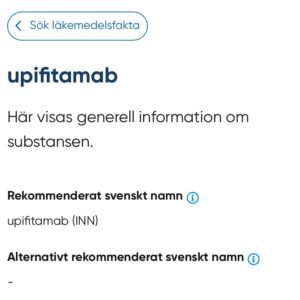 Emma Frans Instagram - Det finns alltså ett läkemedel som heter så här och enligt Läkemedelsverket är det ett så bra namn att det absolut inte finns ett annat alternativ på det svenska språket.