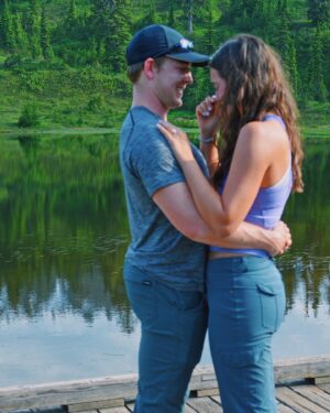 Emma Fuhrmann Instagram - it was so hard keeping him a secret!!! 🤍 Thank you Jesus for all that you’ve done and continue to do, you’re worthy of it all - you really do give amazing gifts to your children! May you continue to be at the center of our hearts!! 

7.7.23 💍 so excited for this next season!! I can’t wait to be your wife!!!! 🤍