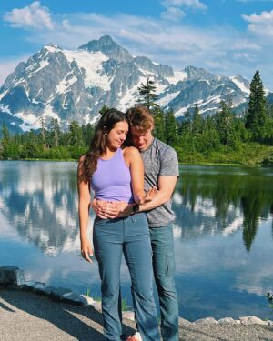 Emma Fuhrmann Instagram - it was so hard keeping him a secret!!! 🤍 Thank you Jesus for all that you’ve done and continue to do, you’re worthy of it all - you really do give amazing gifts to your children! May you continue to be at the center of our hearts!! 

7.7.23 💍 so excited for this next season!! I can’t wait to be your wife!!!! 🤍