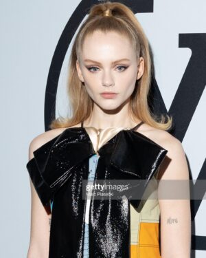 Emma Laird Instagram - It’s giving M3gan💅🏻 Styled by @petraflannery 🎀 @nicolasghesquiere thank you. Your eye, your mind, your kindness. I leave full of love and admiration each time. Now let’s go shoot a moooovie…