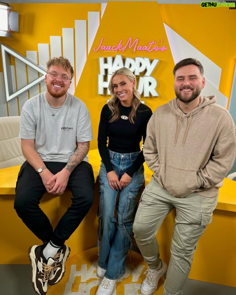 Emma-Louise Paton Instagram - Well that was fun! Search Jaackmate’s Happy Hour podcast on Spotify for a listen 🥰