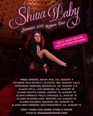 Emma Seligman Instagram - @shivababymovie is making a little return to theaters this summer!! Thank you @utopiamovies @drafthouse @nitehawkcinema and our other exhibitors for bringing her back to the big screen. More dates coming soon xx 📷 @parishelena