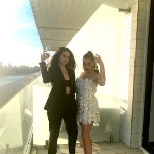 Emma Seligman Instagram - Four years later, after being in my thesis @treaclychild, today is finally the day. Thanks for going on a walk w me in sheepshead bay and telling me we could do it. 

@shivababymovie is now out in the world. Go see it on @appletv @amazonprimevideo @youtube or at a theater near you. 

1. April 2017, shooting shiva the short 
2. August 2019, shooting shiva the feature 
3. April 2021, NY shiva premiere