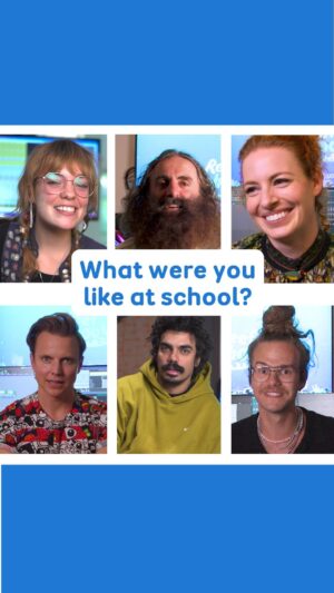 Emma Watkins Instagram - #ReefSchool cast reflect on what they were like at school 🍎🐟