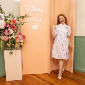 Emma Watkins Instagram - The BEST DAY launching our new ‘Bub & Me’ collaboration collection with Disney and Big W 🧡💕🦒💕🧡 #thankyou to everyone who worked on this partnership over the last 12 months and whilst not everyone could be in Sydney today, we can’t wait to see you soon!! We hope everyone enjoys the new and vibrant range featuring my favourites - Bambi and The Lion King 🫶🏽 #DisneybyEmma instore and online @bigwaustralia now!