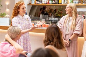 Emma Watkins Instagram - The BEST DAY launching our new ‘Bub & Me’ collaboration collection with Disney and Big W 🧡💕🦒💕🧡 #thankyou to everyone who worked on this partnership over the last 12 months and whilst not everyone could be in Sydney today, we can’t wait to see you soon!! We hope everyone enjoys the new and vibrant range featuring my favourites - Bambi and The Lion King 🫶🏽 #DisneybyEmma instore and online @bigwaustralia now!