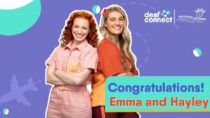 Emma Watkins Instagram - So so thrilled to have raced for our charity - The Leonie Jackson Memorial Fund for #TheAmazingRace 🧡🫶🏽🧡 These funds will support bilingual education, in English and Auslan, for children in the Deaf community 💕