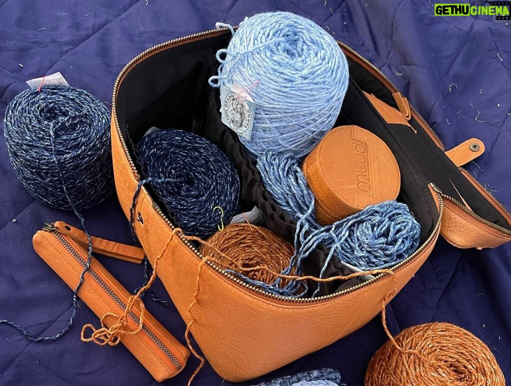 Emme Rylan Instagram - Love, love, love this denim @lionbrandyarn and how it looks with my @muudliving Lexi case. That is all, just what is inspiring me right now.