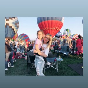 Emme Rylan Instagram - The hot air balloons were spectacular! @greatforestparkballoonrace (Also, Dakota is going to be taller than me in like 2 seconds.)