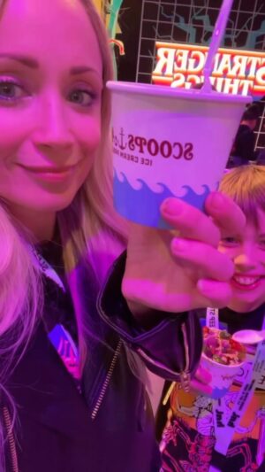 Emme Rylan Instagram - Took the boys for a night out at the @strangerthings.experience! It was Stranger Things fan heaven! #strangerthingsexperience @fever_us