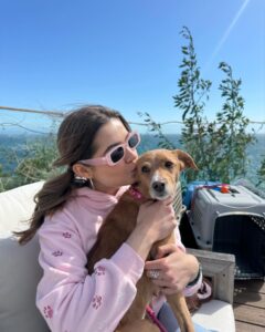 Emmy Perry Instagram - Puppy love💗 . . . . . . . . . . . . . #adoptdontshop #savealife #rescue #rescuedismyfavoritebreed #explore #explorepage #vanderpumpdogs